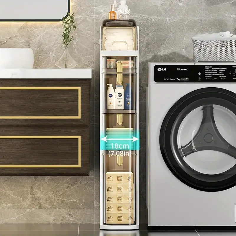 Rolling Bathroom Cabinet 4