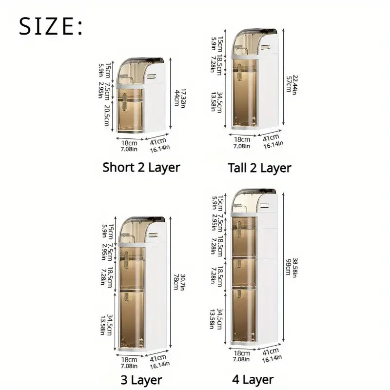 Rolling Bathroom Cabinet 7