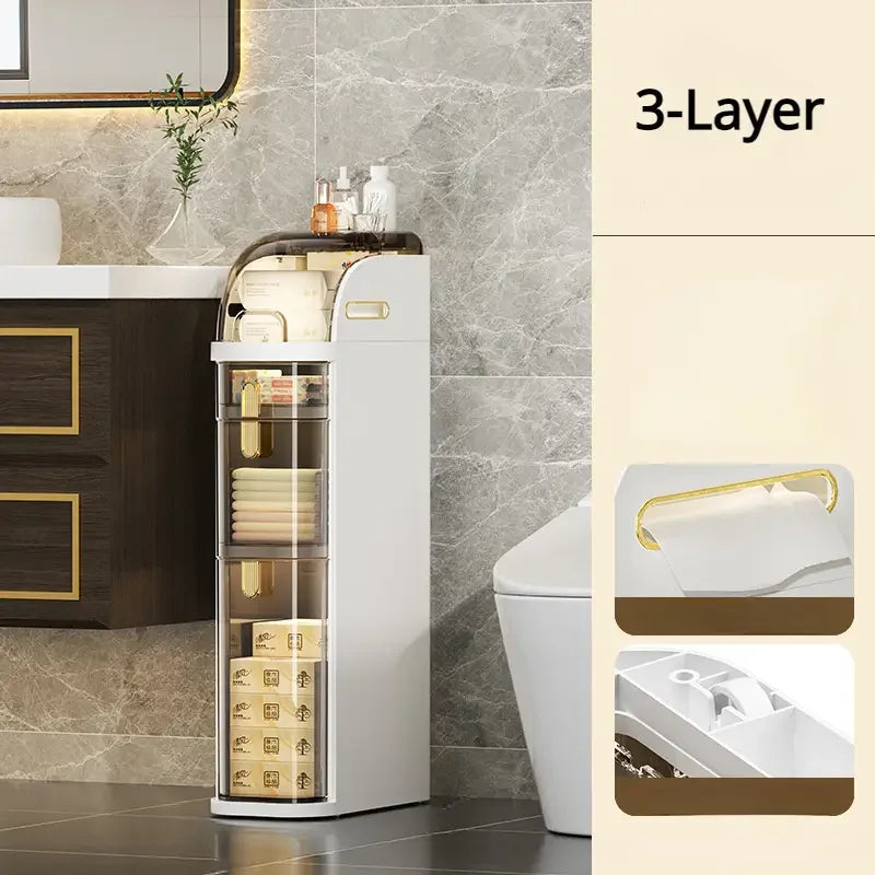 Rolling Bathroom Cabinet 9