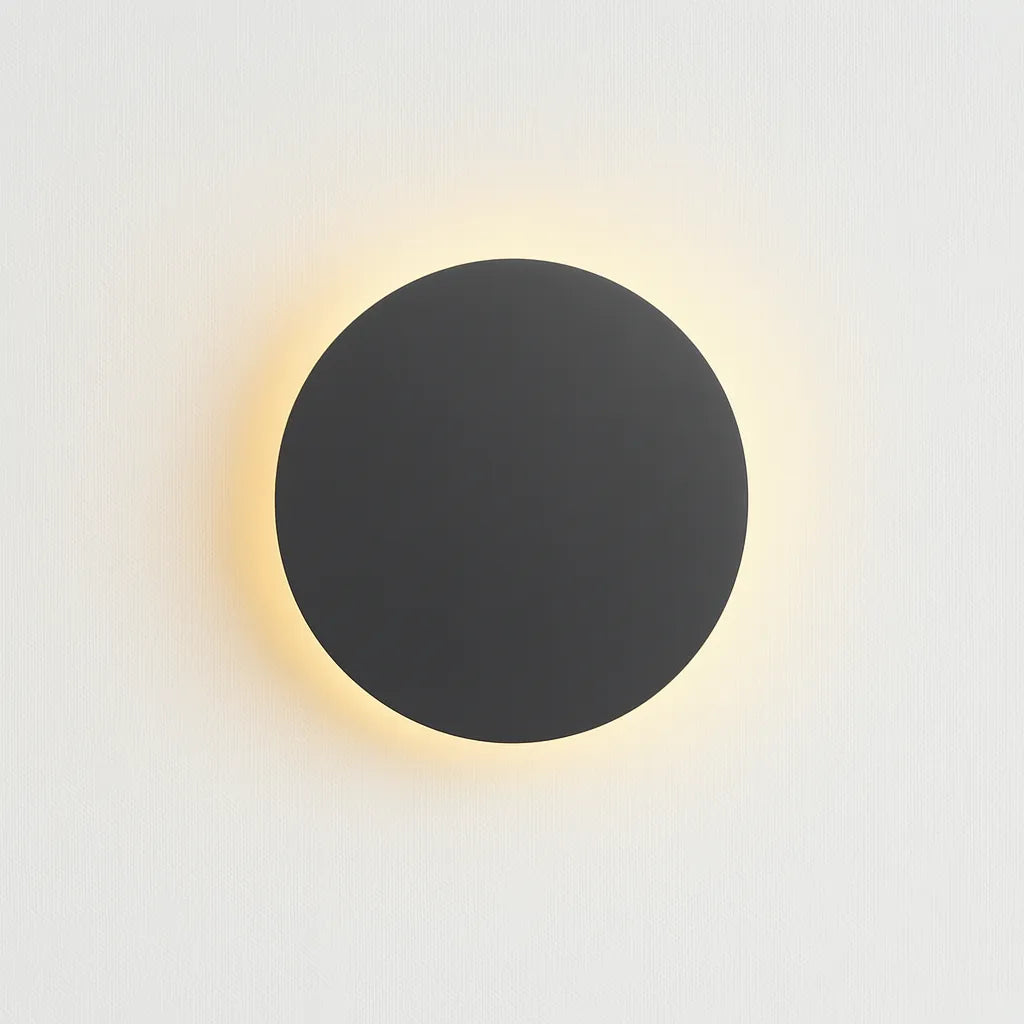 Round Backlit LED Wall Light – Energy Efficient Indoor Illumination