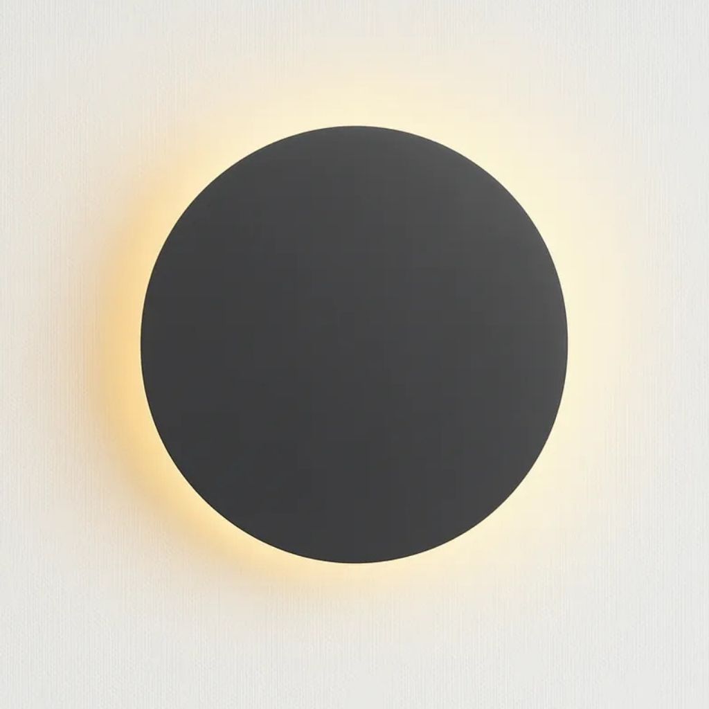 Round Backlit LED Wall Light – Energy Efficient Indoor Illumination