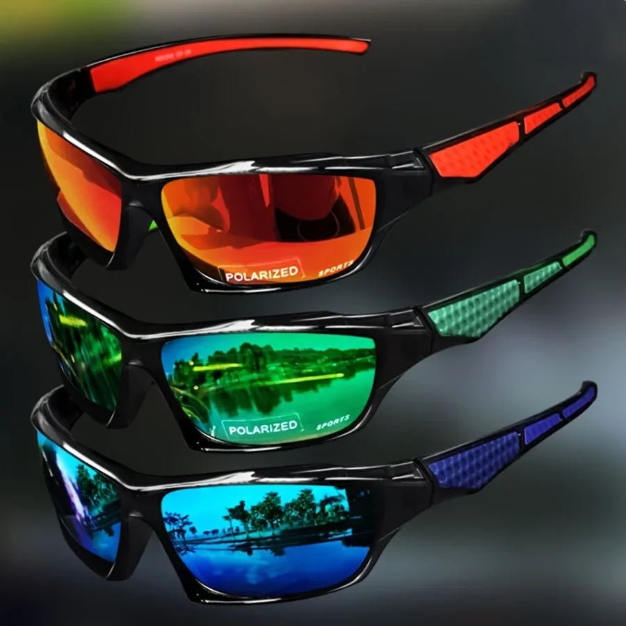 Round Polarized Sunglasses with UV400 Protection - Lightweight Metal Frame