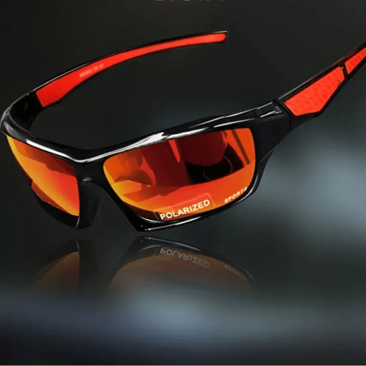 Round Polarized Sunglasses with UV400 Protection - Lightweight Metal Frame