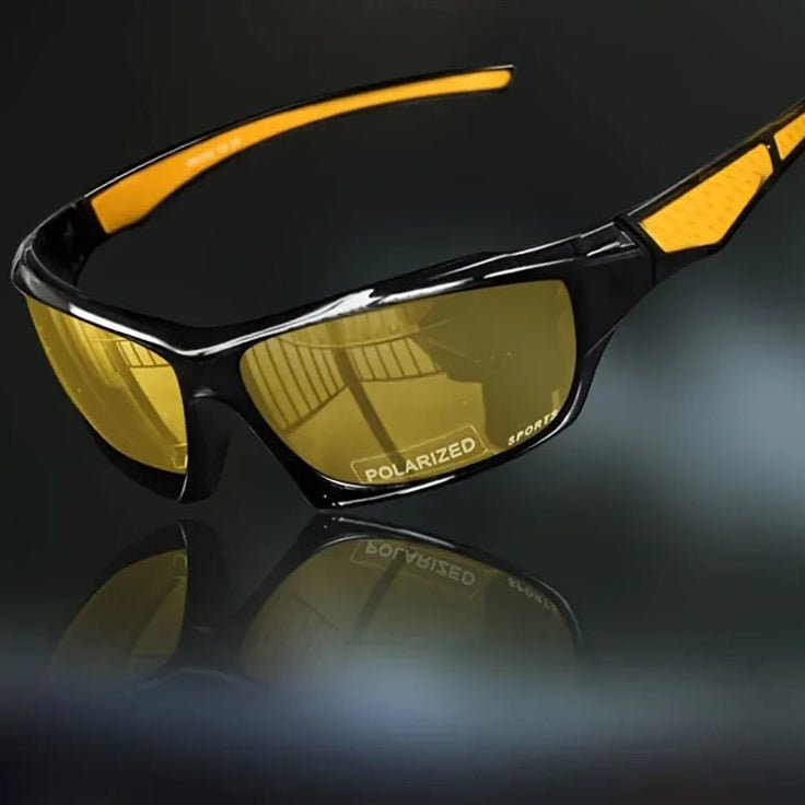 Round Polarized Sunglasses with UV400 Protection - Lightweight Metal Frame
