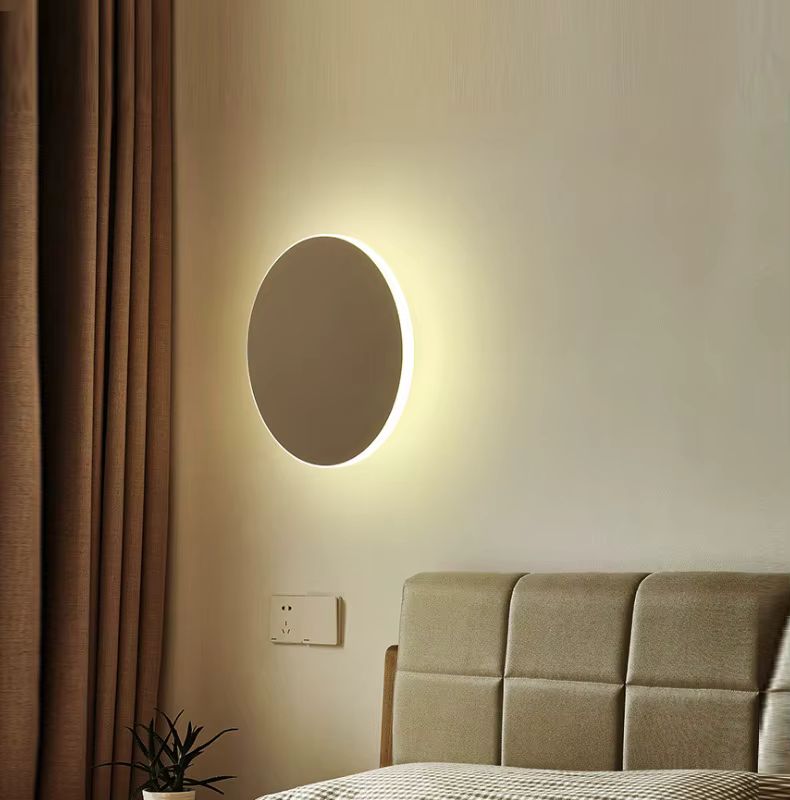 Round Backlit LED Wall Light – Energy Efficient Indoor Illumination