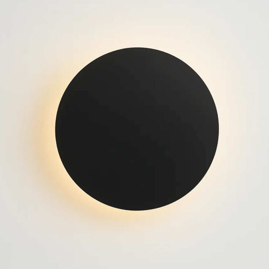 Round Backlit LED Wall Light – Energy Efficient Indoor Illumination
