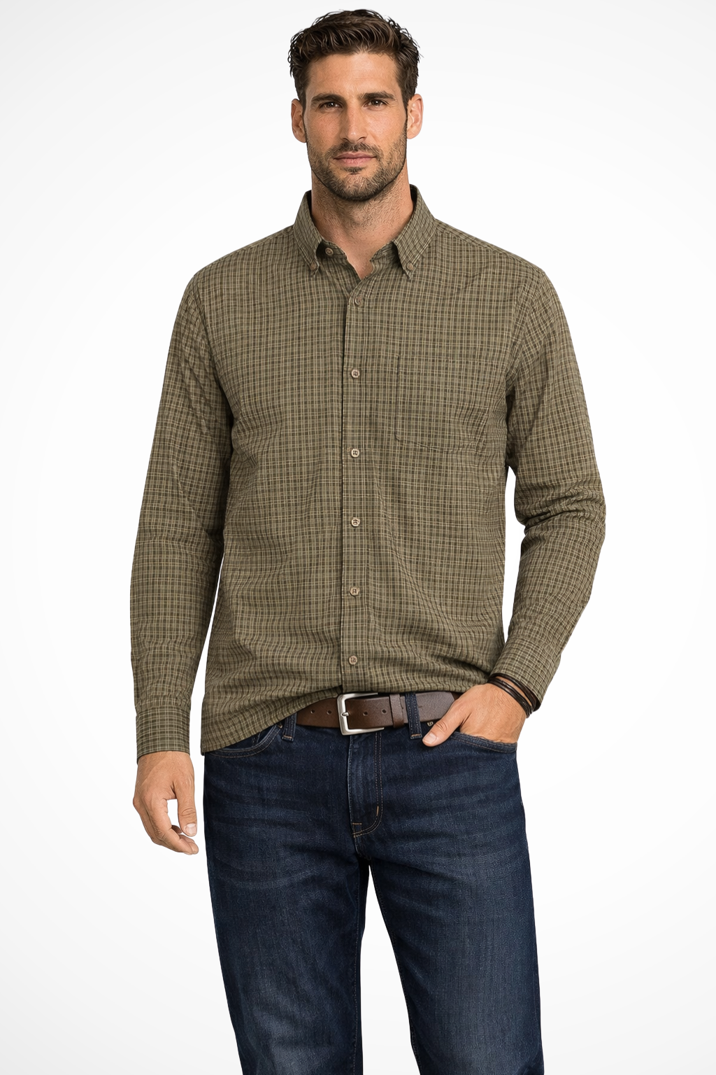 Rupert | Men's Dress Shirt – Striped Long Sleeve Cotton Design 5