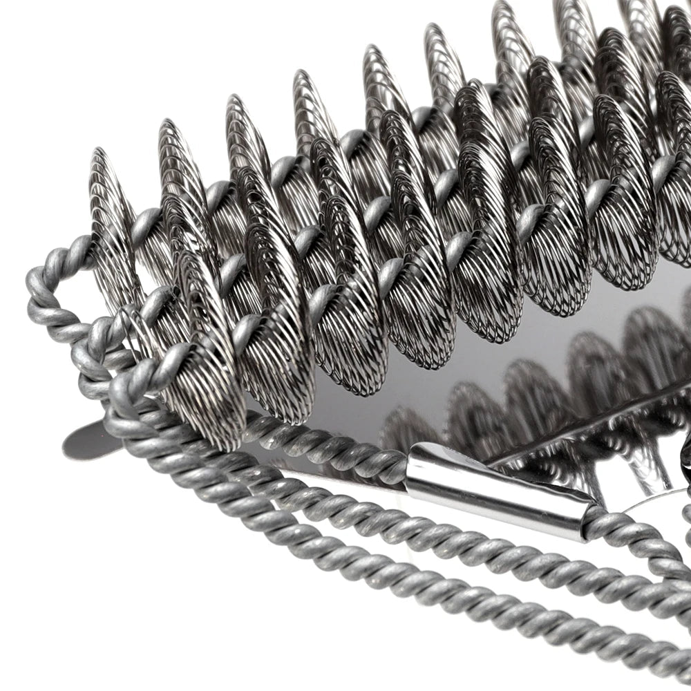 Rust Resistant Stainless Steel Bristle Free BBQ Grill Brush Cleaner 6