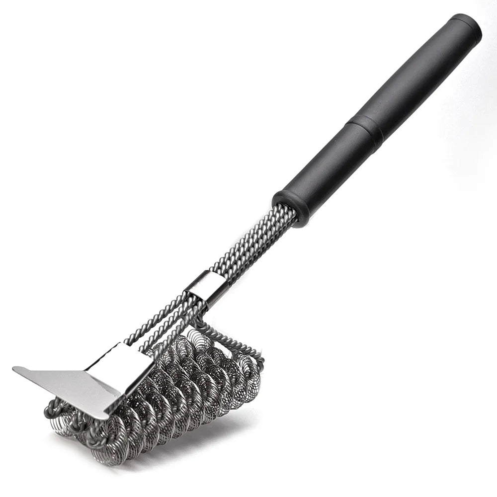 Rust Resistant Stainless Steel Bristle Free BBQ Grill Brush Cleaner 8