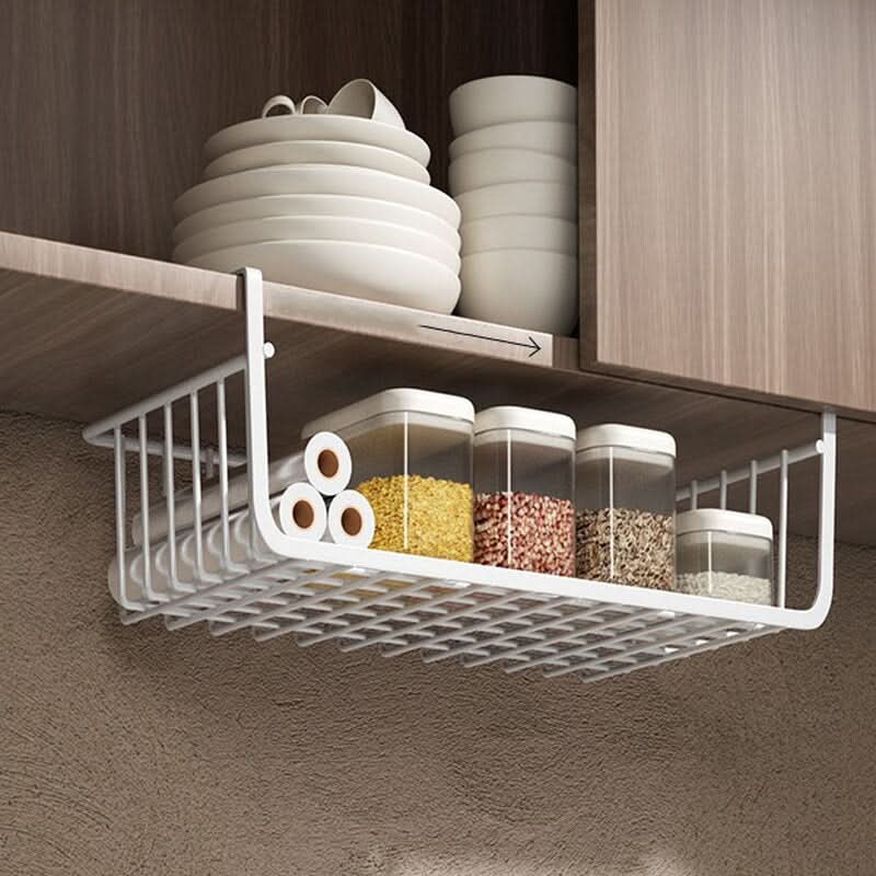 Hanging Kitchen Organizer Metal Cabinet Basket with Protective Coating 1