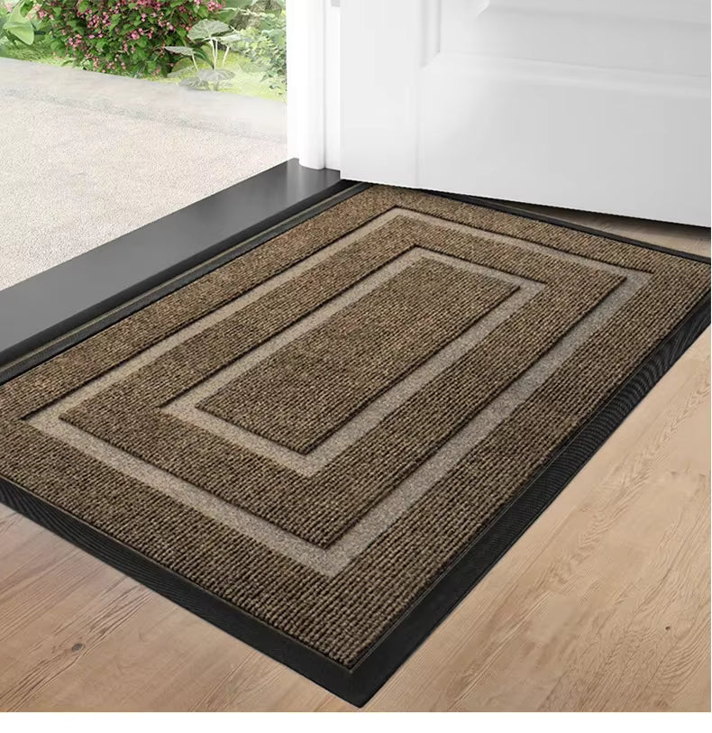 Durable Rubber Doormat | Waterproof Outdoor Mat - Non-Slip Design