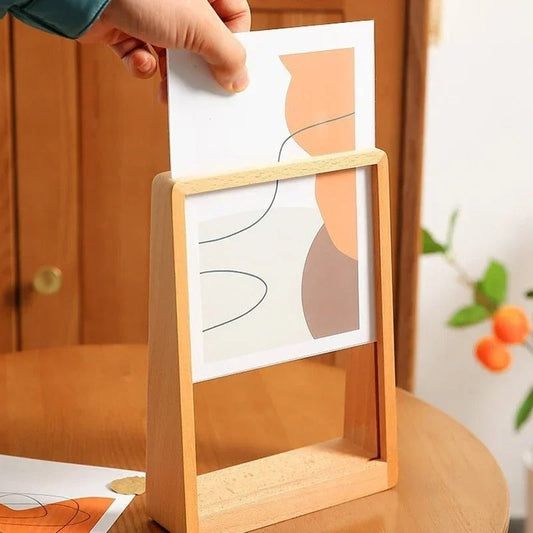 SEREIN | Beech Wood Photo Frame 40x60 cm - Modern Acrylic Glass Design 7