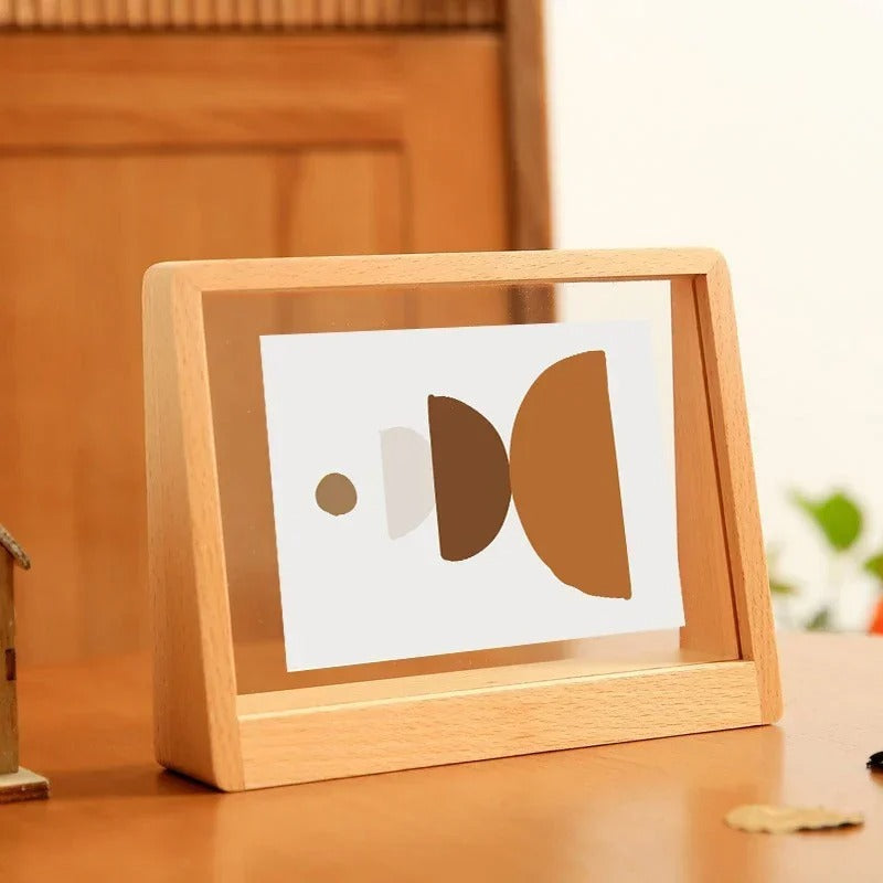 SEREIN | Beech Wood Photo Frame 40x60 cm - Modern Acrylic Glass Design 8