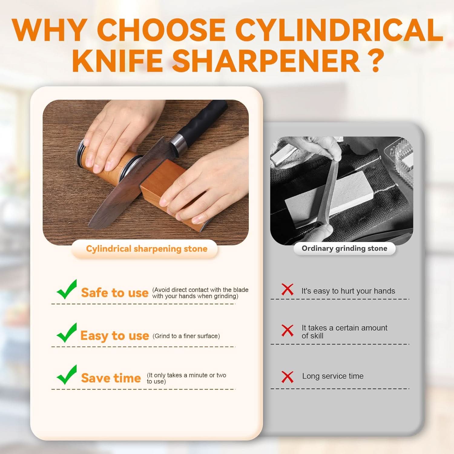 SHARPEDGE – Professional Knife Sharpener with Diamond Roller 6