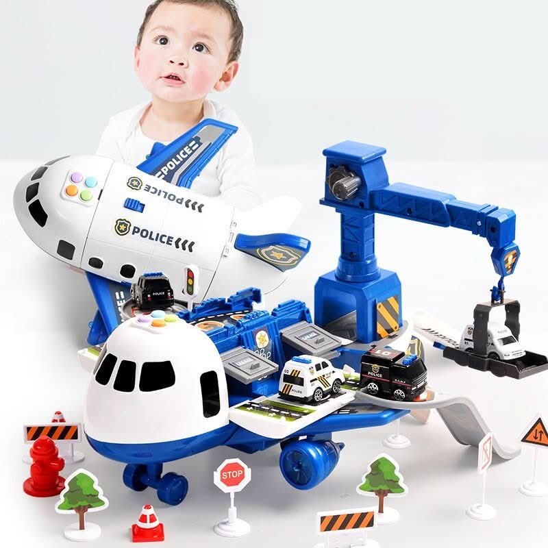 SKYQUEST – Adventure AirPlay Set with Airplane & Vehicles for Creative Kids 5
