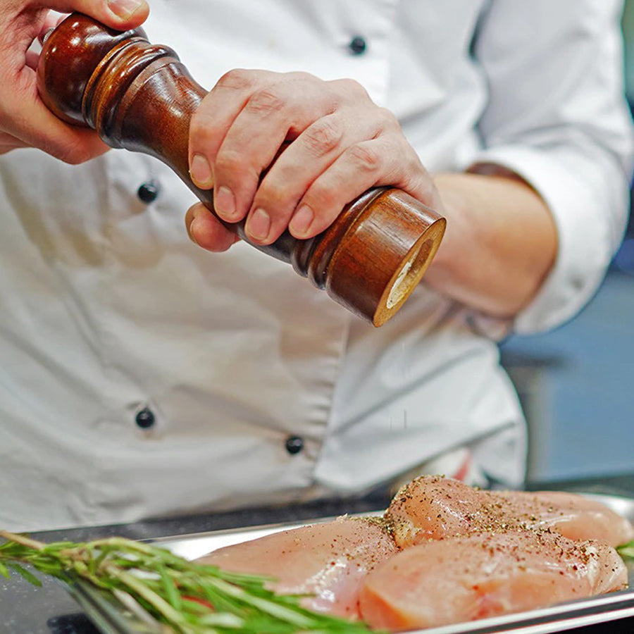 Salt and Pepper Mills Pepper Mill with Strong Adjustable Grinder 1
