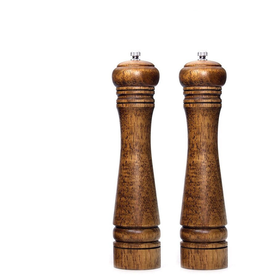 Salt and Pepper Mills Pepper Mill with Strong Adjustable Grinder 10