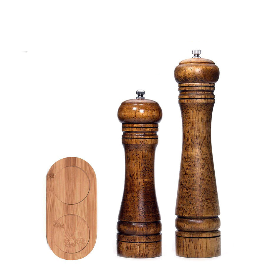 Salt and Pepper Mills Pepper Mill with Strong Adjustable Grinder 12