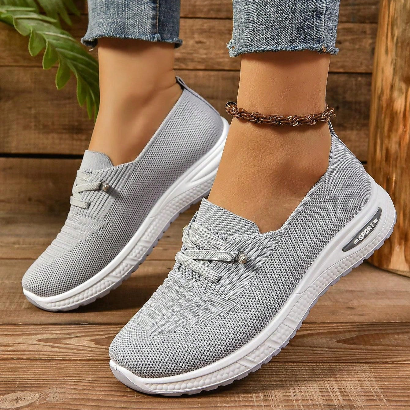 Sara | Women's Slip-On Sneakers – Breathable Orthopedic Design