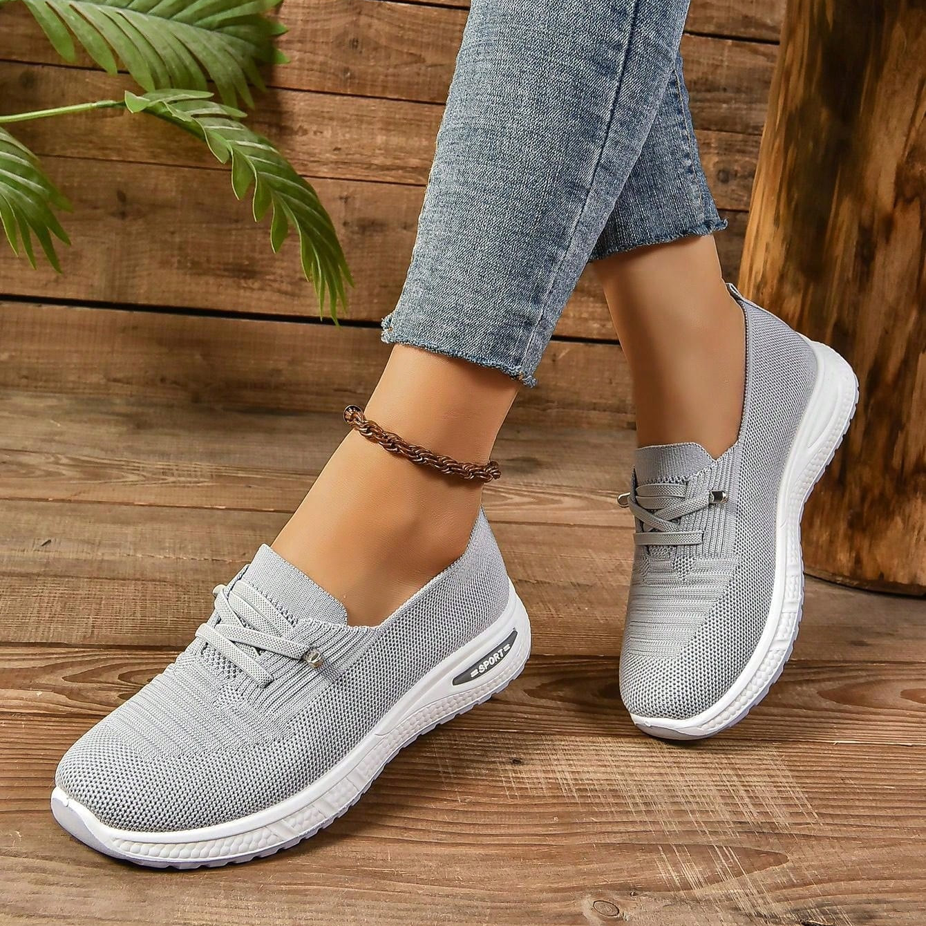 Sara | Women's Slip-On Sneakers – Breathable Orthopedic Design