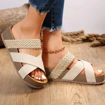 Savannah | Women's Orthopedic Sandals with Cushioned Insole - Flexible Crisscross Straps 2