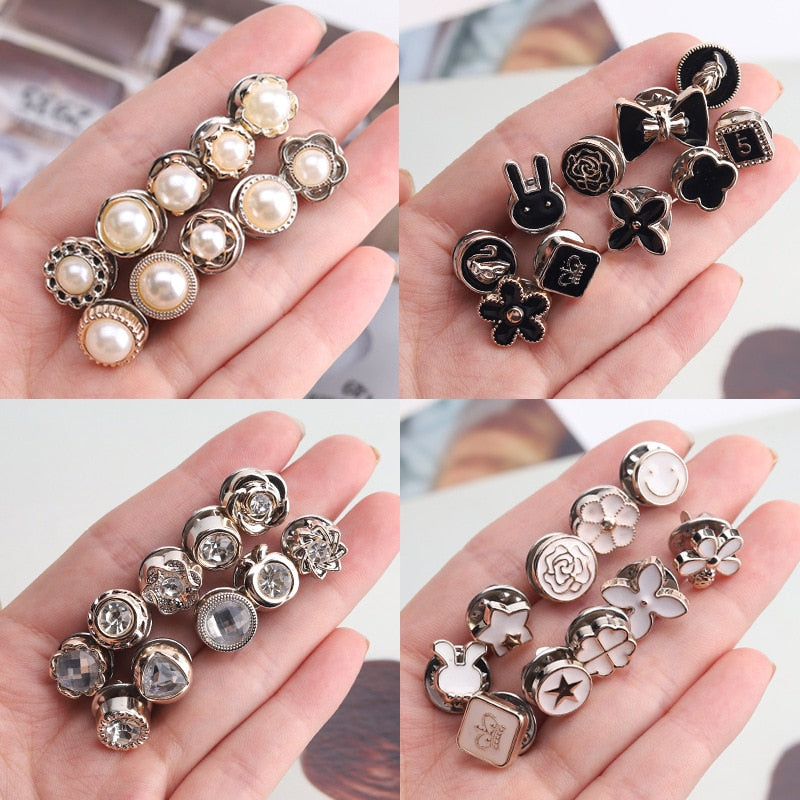 Button Replacement Snap Kit Metal Alloy | No-Sew Instant Fix for Blouse Gaps | Reusable for Over 3 Years, No Sewing Needed 6