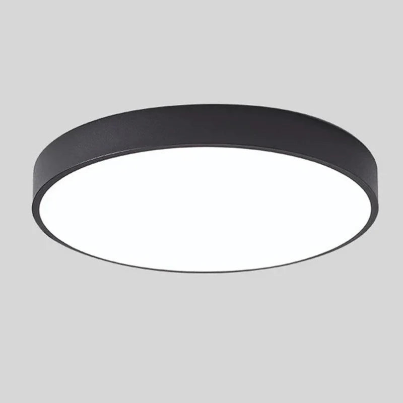 Scandinavian Wooden LED Ceiling Light | Modern Flush Mount Fixture