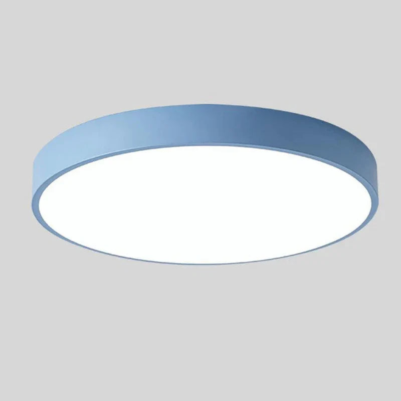Scandinavian Wooden LED Ceiling Light | Modern Flush Mount Fixture