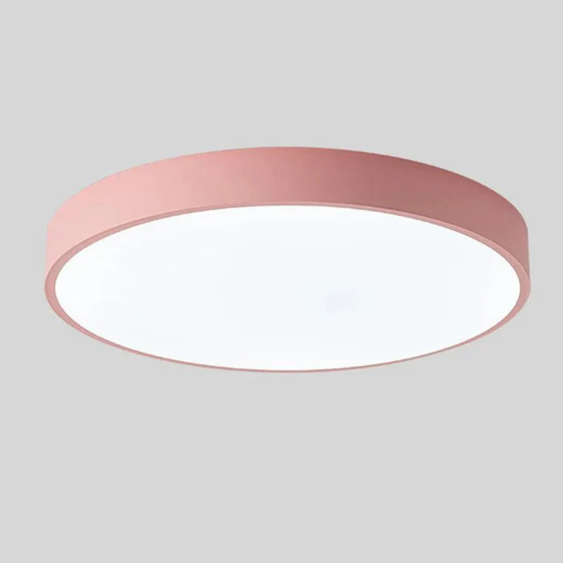 Scandinavian Wooden LED Ceiling Light | Modern Flush Mount Fixture