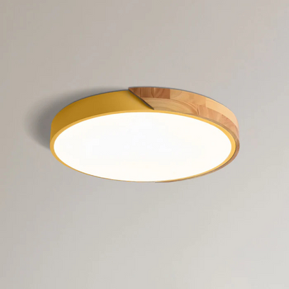 Scandinavian Wooden LED Ceiling Light – Natural Finish, Modern Design for the Bedroom or Living Room 13