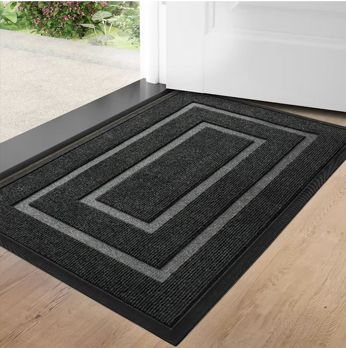 Durable Rubber Doormat | Waterproof Outdoor Mat - Non-Slip Design