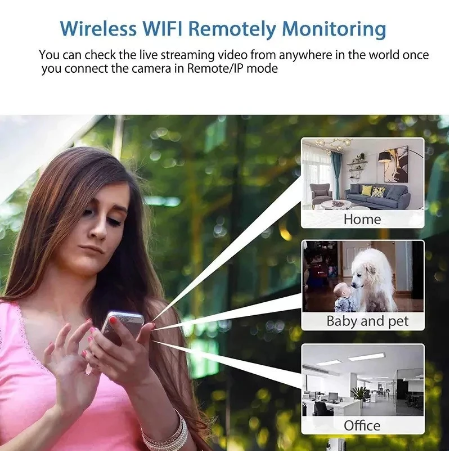 Mini WiFi Camera 1080P HD | Night Vision & 160° Wide Angle Lens | Waterproof, Human Detection, 20-Day Continuous Recording 6
