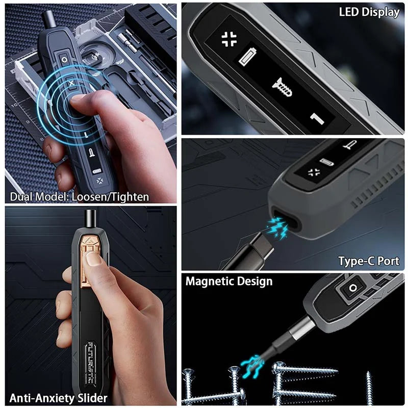 Screwdriver Kit | Folding Case, Precision Bit Trays