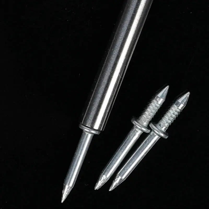 Seamless Skirting Nails Galvanised Steel | Includes Sleeve Tool for No-Drill Fitting | Rust-Resistant, Invisible Finish