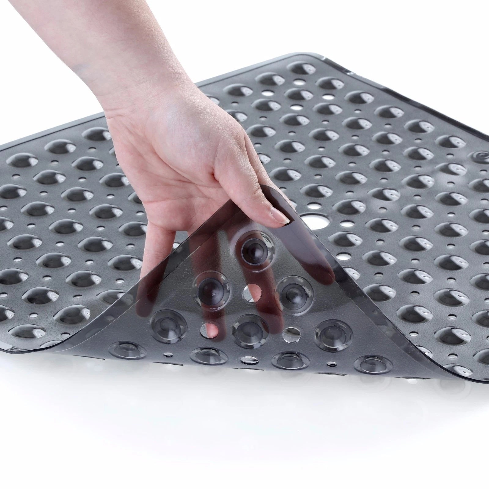 SecureGrip | Non-Slip Bath Mat – Square PVC Design With Suction Cups