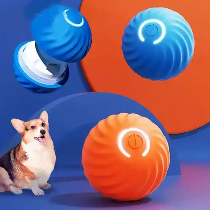 Self-Rolling Dog Ball Toy TPR | Automatic Obstacle Avoidance, Two Play Modes | Keeps Dogs Active for 180 Minutes