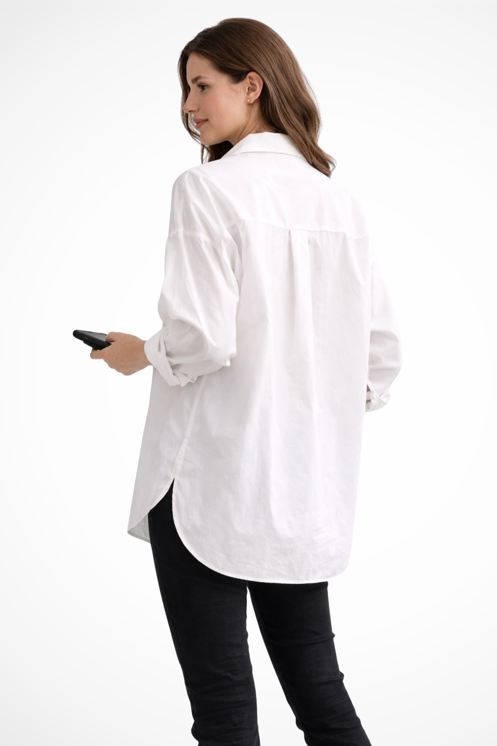Selvyn | Women's Blouse - Oversized Button Down with Long Sleeves 2