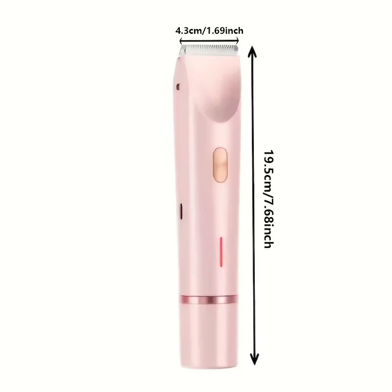 Shaver for Women | 2-in-1 Wet & Dry Cordless Electric Body Trimmer