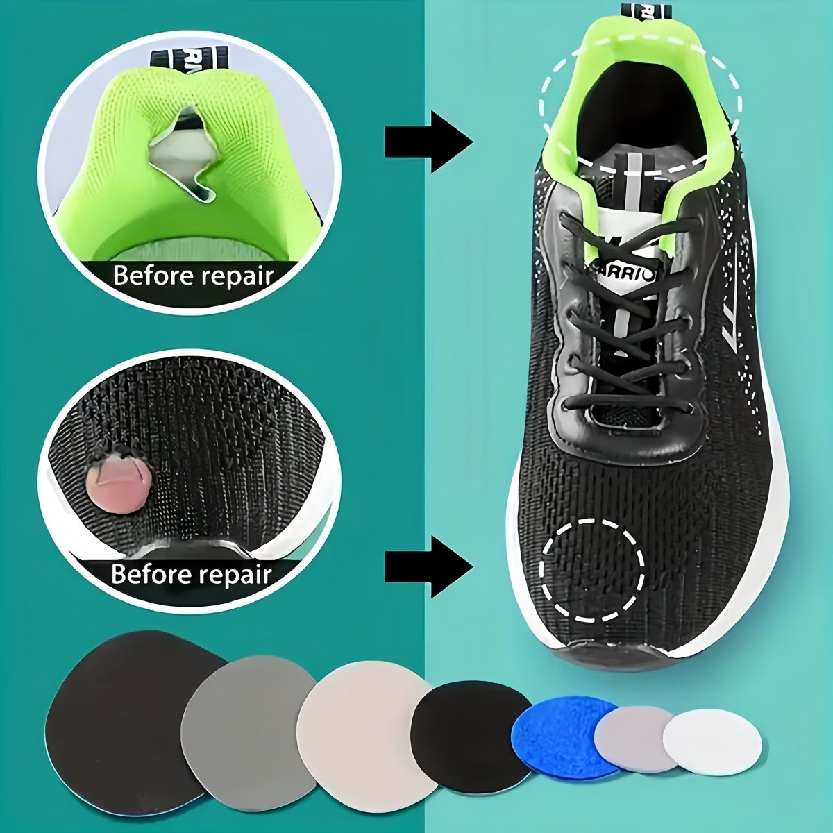 Shoe Repair Patches | Self Adhesive Heel Lining Patches