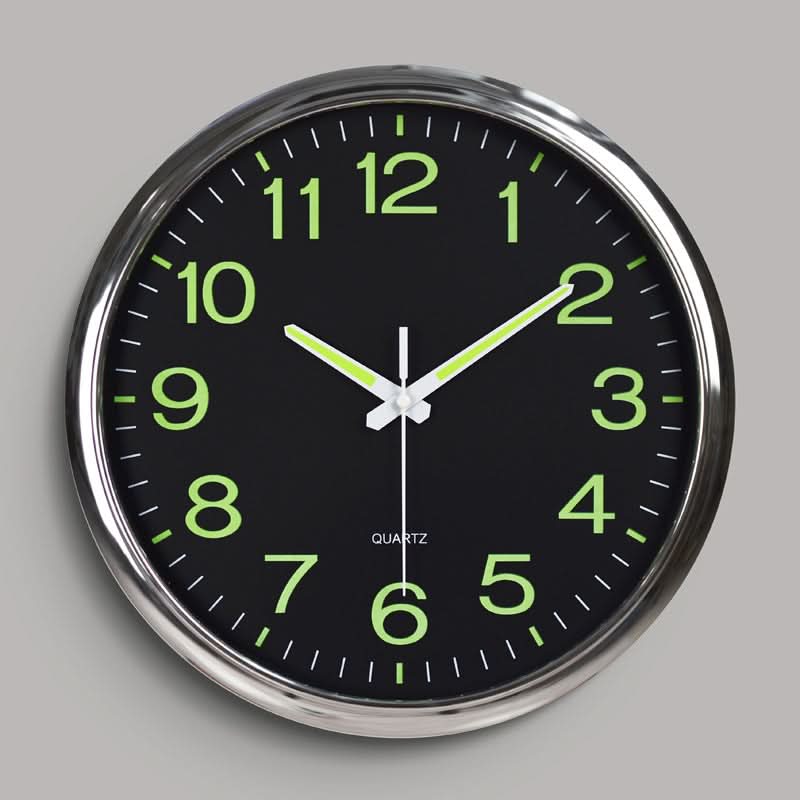 Silent LED | Wall Clock - 12-Inch Timepiece With Clear Visibility