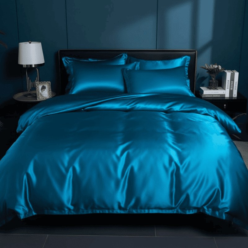 Silk Bedding Set | Satin Weave Duvet Cover And Pillowcases
