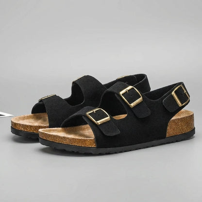 Simon | Men's Sandals – Adjustable Slingback with Cork Sole 4