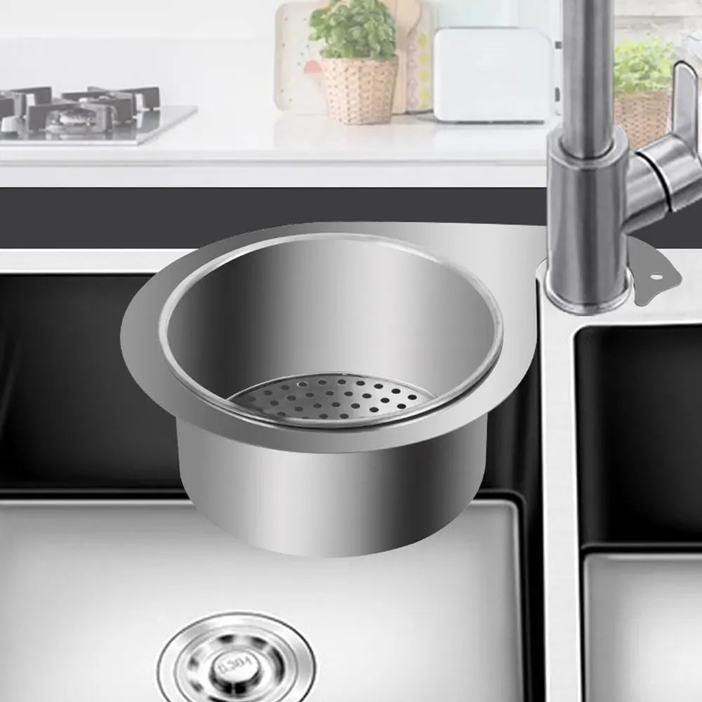 Sink Saver Basket | Stainless Steel Kitchen Sink Strainer with Handle