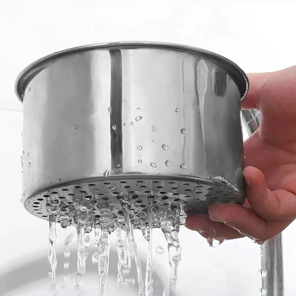 Sink Saver Basket | Stainless Steel Kitchen Sink Strainer with Handle