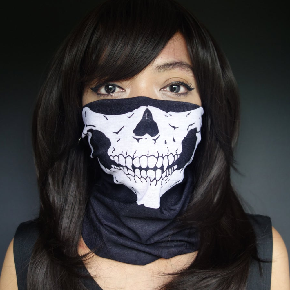 Skeleton Face Mask Bandana | Seamless & Multi-Functional