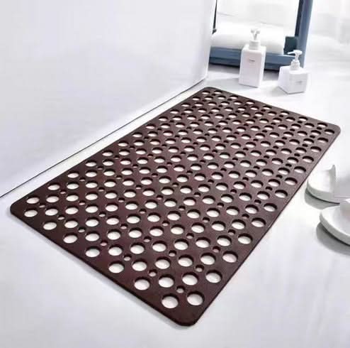 SlipGuard | Antibacterial Non-Slip Shower Mat - Durable PVC Design
