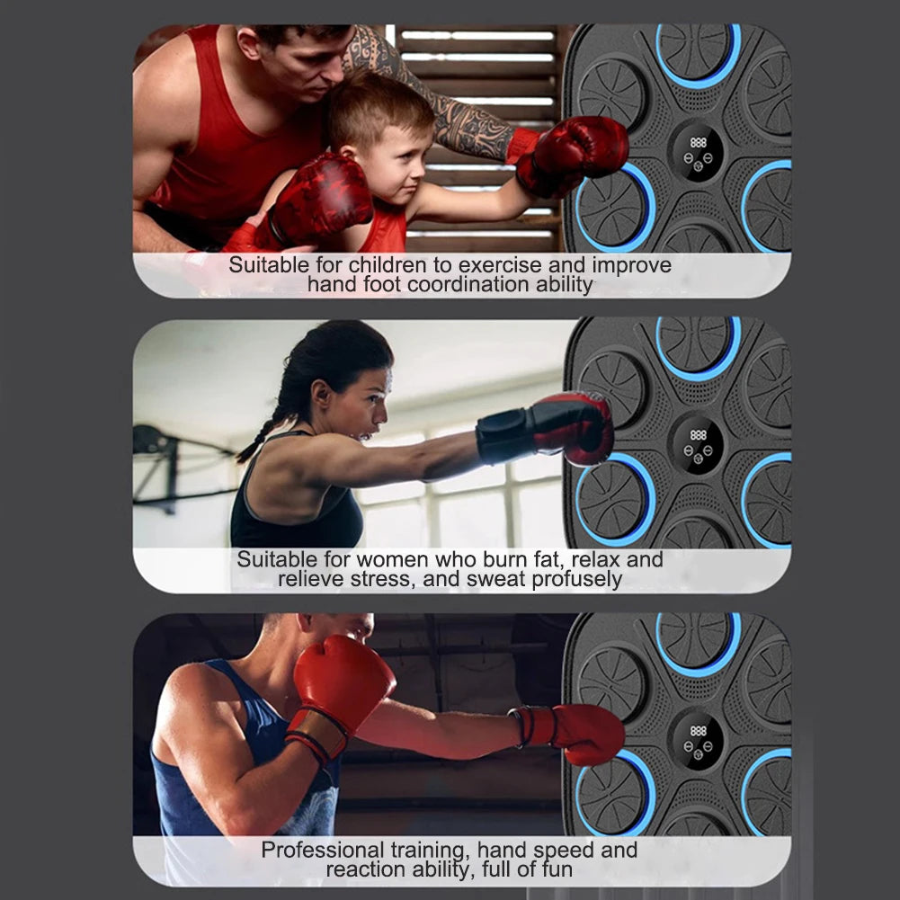 Smart Boxing Trainer | Wall-Mounted Music Boxing Machine