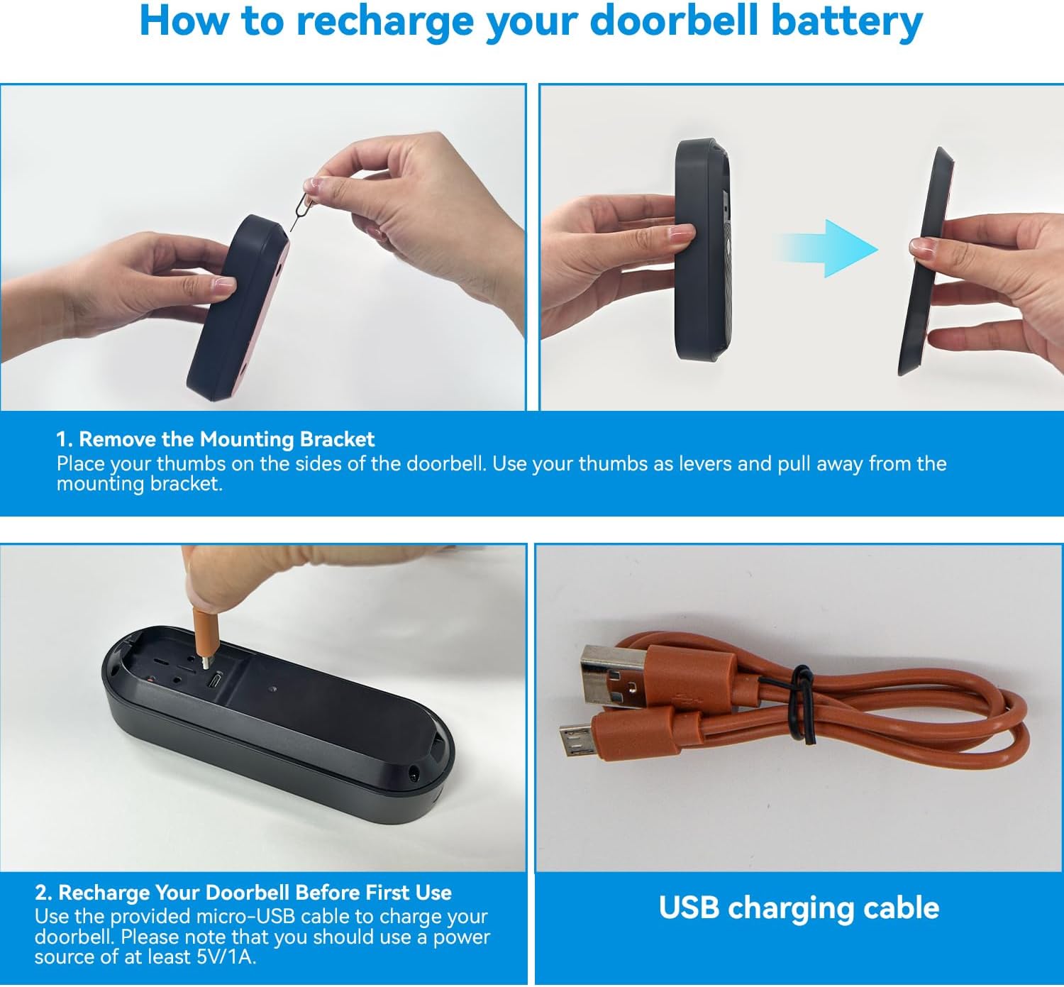 Smart Door Alert Camera | Video Doorbell With Indoor Chime