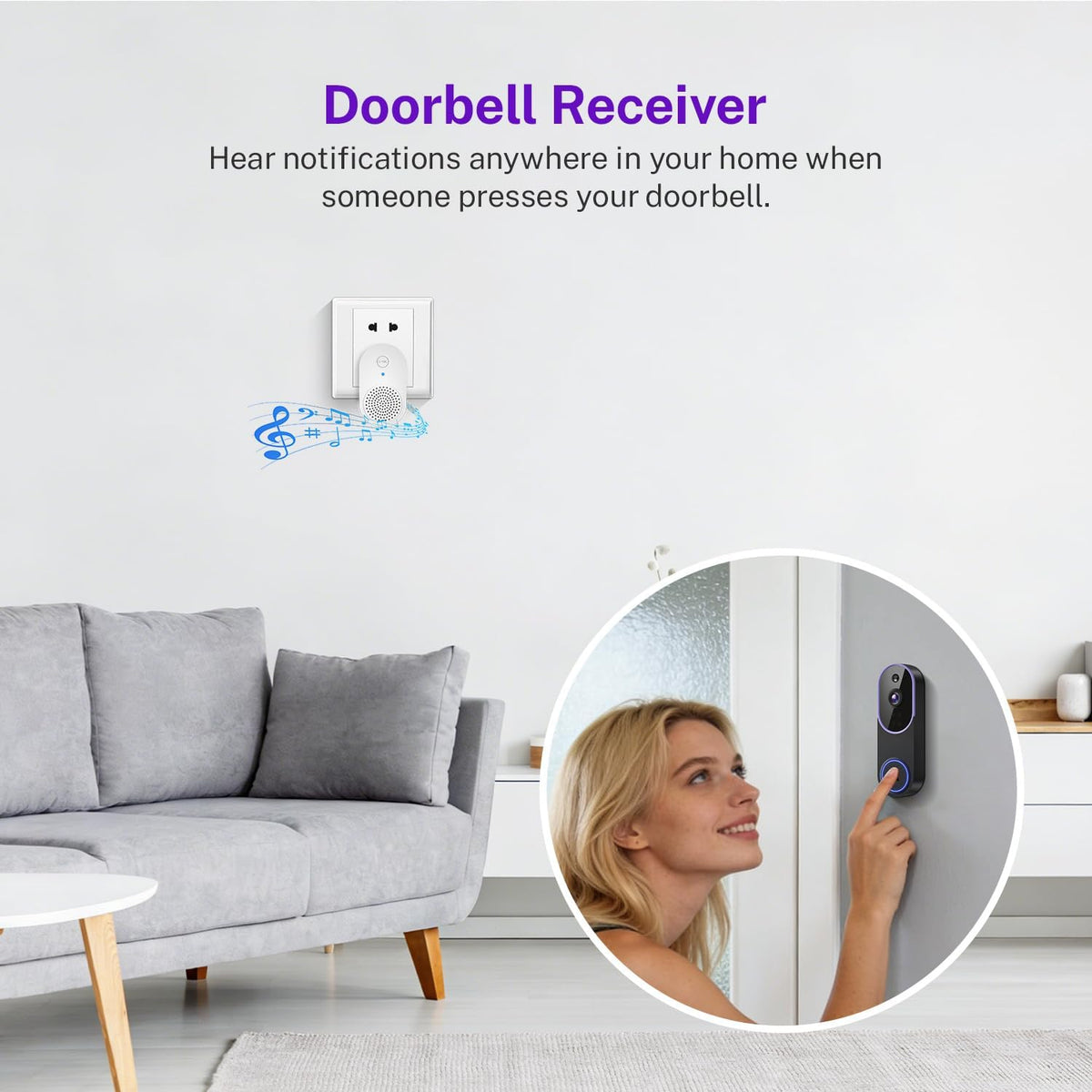 Smart Door Alert Camera | Video Doorbell With Indoor Chime