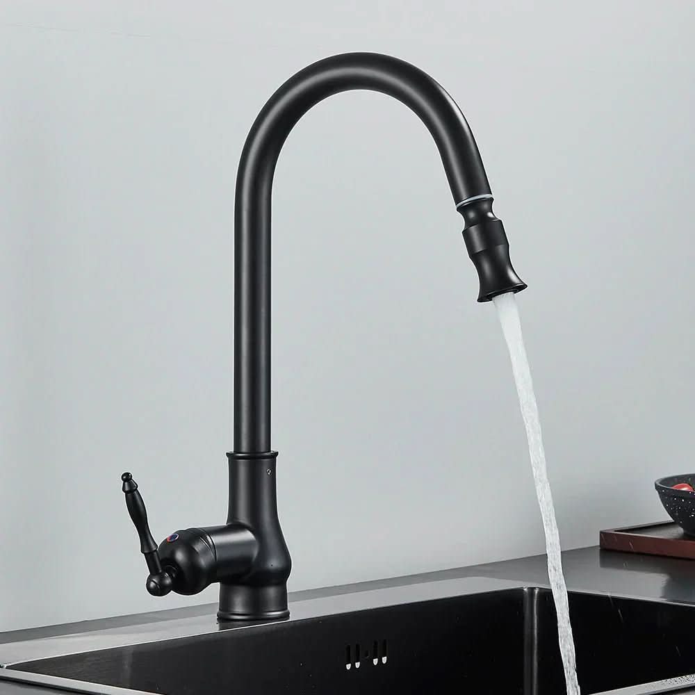 SmartSpout - Antique Bronze Kitchen Faucet With Pull-Out Sprayer For Flexibility 4